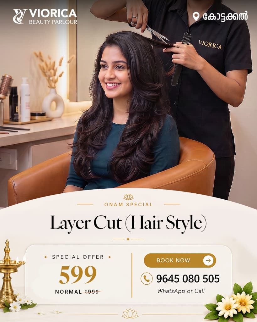 Layer Cut (Hair Style) at Viorica Beauty Parlour, Kottakkal